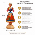 Thanjavur Thalayatti Bommai – Handmade Traditional Dancing Doll | Indian Heritage Home Decor-gift to loved