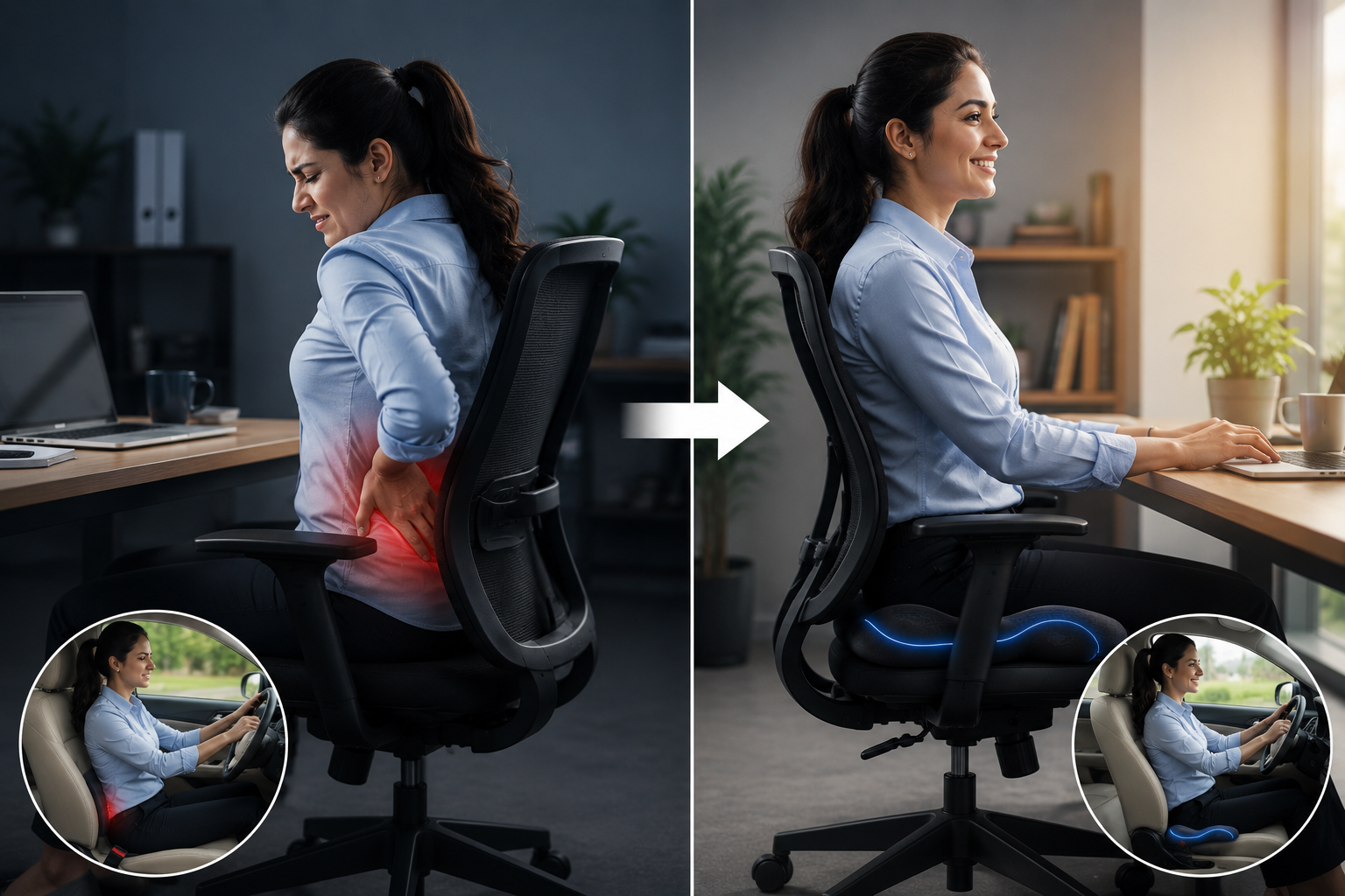 Premium Comfort Seat Cushions
