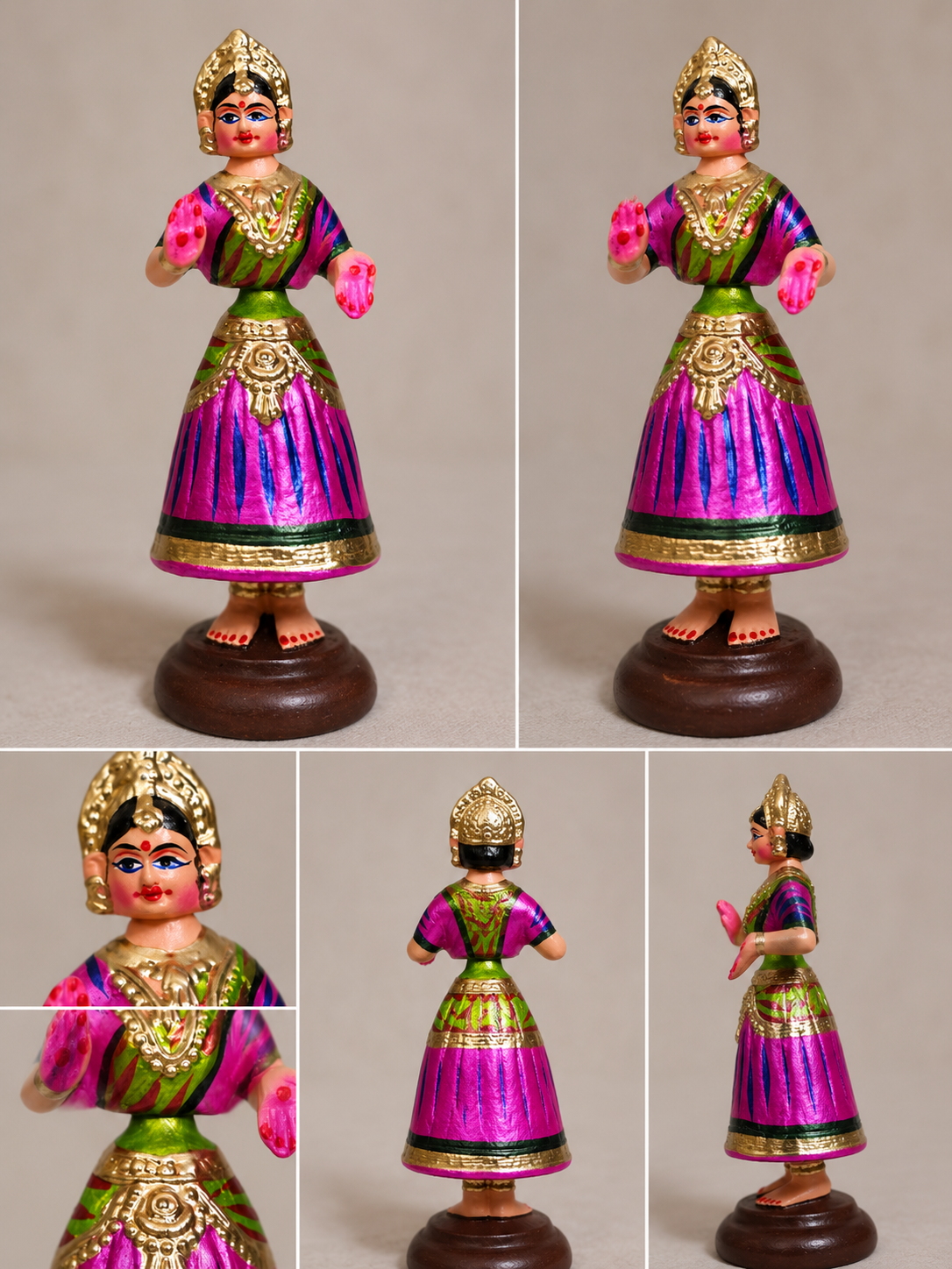Thanjavur Thalayatti Bommai – Handmade Traditional Dancing Doll | Indian Heritage Home Decor-gift to loved