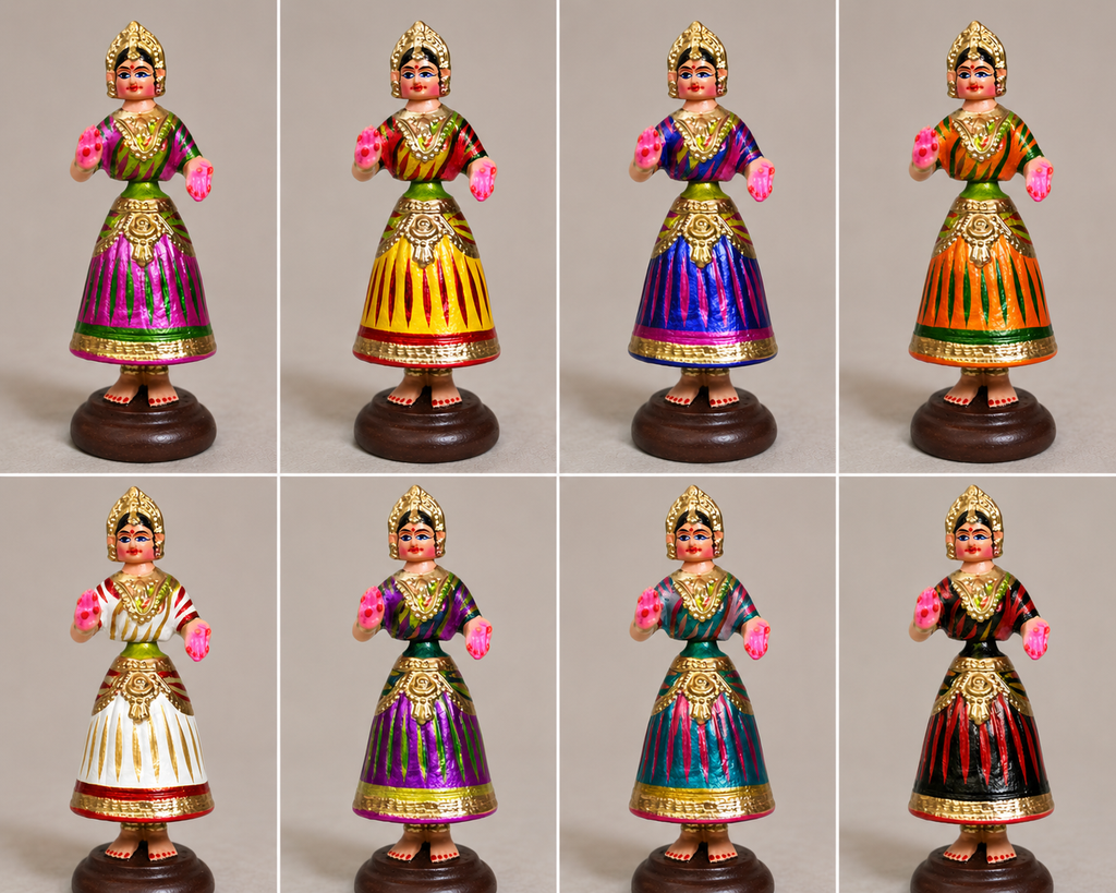 Thanjavur Thalayatti Bommai – Handmade Traditional Dancing Doll | Indian Heritage Home Decor-gift to loved