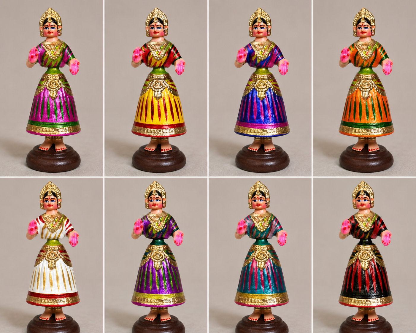 Thanjavur Thalayatti Bommai – Handmade Traditional Dancing Doll | Indian Heritage Home Decor-gift to loved